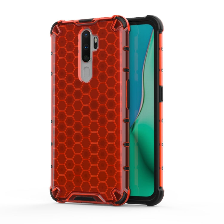 Per Oppo A9 (2020) PC a nido d'ape antiurto + custodia in TPU, For Oppo A9 (2020)