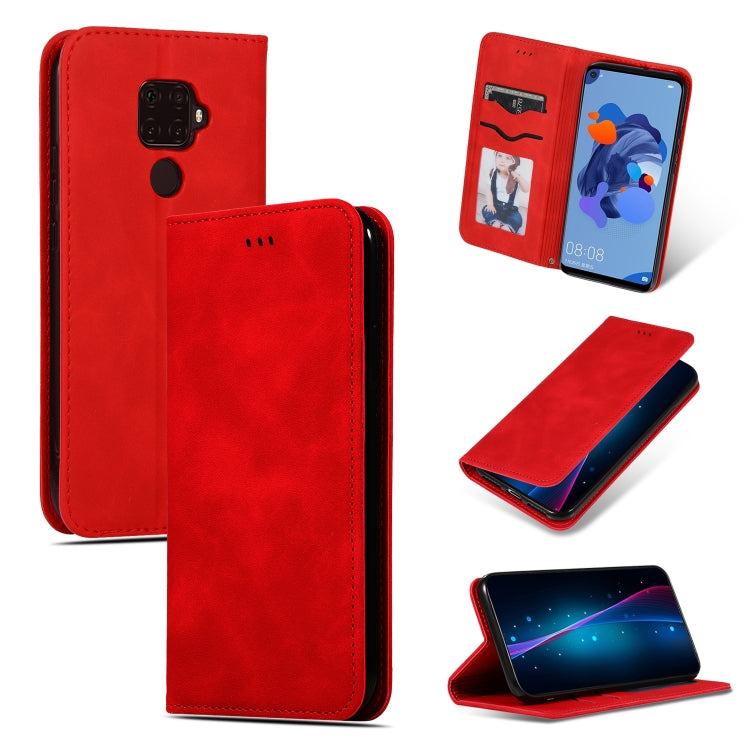 Custodia in pelle a vibrazione orizzontale magnetica per affari Retro Skin Feel, For Huawei Mate 30, For Huawei Mate 30 Lite, For Huawei Mate 30 Pro, For Huawei Nova5i Pro