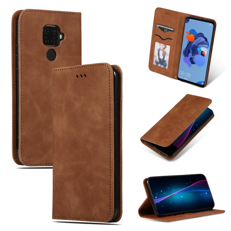 Custodia in pelle a vibrazione orizzontale magnetica per affari Retro Skin Feel, For Huawei Mate 30, For Huawei Mate 30 Lite, For Huawei Mate 30 Pro, For Huawei Nova5i Pro