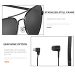 Occhiali da sole con auricolare Bluetooth A8