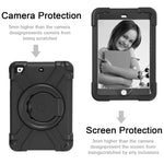 Guscio protettivo piatto EVA + PC con staffa rotante a 360 °, For iPad MINI1/2/3, For iPad MINI 4/5, For iPad Air/Air2/Pro9.7