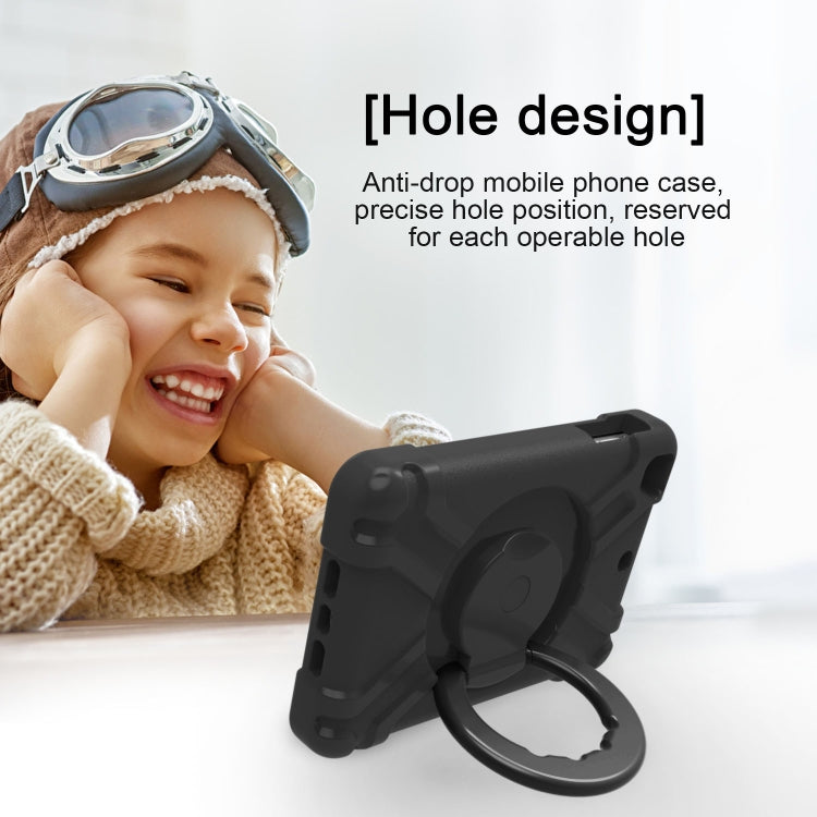 Guscio protettivo piatto EVA + PC con staffa rotante a 360 °, For iPad MINI1/2/3, For iPad MINI 4/5, For iPad Air/Air2/Pro9.7