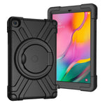 Guscio protettivo piatto EVA + PC con staffa rotante a 360 °, For Galaxy Tab A 10.1 (2019)