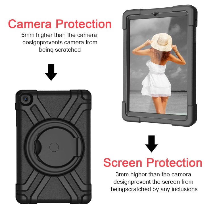 Guscio protettivo piatto EVA + PC con staffa rotante a 360 °, For Galaxy Tab A 10.1 (2019)