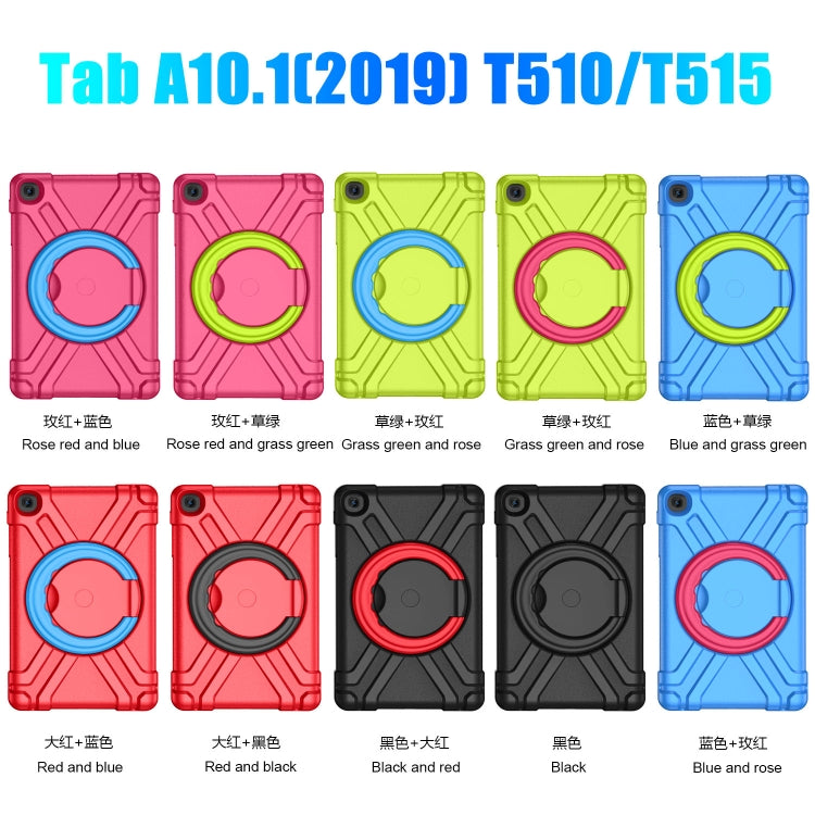 Guscio protettivo piatto EVA + PC con staffa rotante a 360 °, For Galaxy Tab A 10.1 (2019)
