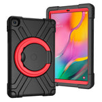 Guscio protettivo piatto EVA + PC con staffa rotante a 360 °, For Galaxy Tab A 10.1 (2019)
