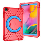 Guscio protettivo piatto EVA + PC con staffa rotante a 360 °, For Galaxy Tab A 10.1 (2019)
