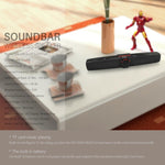 Nuovo Rixing NR7017 TWS Altoparlante Bluetooth con soundbar stereo surround portatile da 10 W con microfono