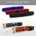 Nuovo Rixing NR7017 TWS Altoparlante Bluetooth con soundbar stereo surround portatile da 10 W con microfono