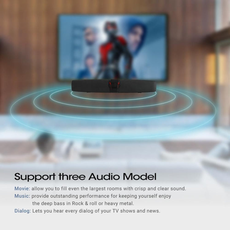 Nuovo Rixing NR7017 TWS Altoparlante Bluetooth con soundbar stereo surround portatile da 10 W con microfono