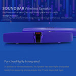 Nuovo Rixing NR7017 TWS Altoparlante Bluetooth con soundbar stereo surround portatile da 10 W con microfono