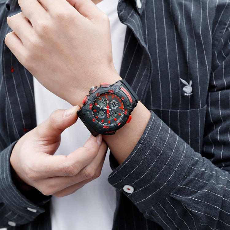 Orologio SANDA 775 Orologio elettronico da uomo Studenti delle scuole medie per adulti Gioventù Sport multifunzionale Trend doppio orologio