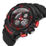 Orologio SANDA 775 Orologio elettronico da uomo Studenti delle scuole medie per adulti Gioventù Sport multifunzionale Trend doppio orologio