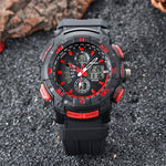 Orologio SANDA 775 Orologio elettronico da uomo Studenti delle scuole medie per adulti Gioventù Sport multifunzionale Trend doppio orologio