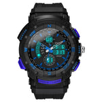 Orologio SANDA 775 Orologio elettronico da uomo Studenti delle scuole medie per adulti Gioventù Sport multifunzionale Trend doppio orologio