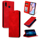 Custodia in pelle a vibrazione orizzontale magnetica per affari Retro Skin Feel, For Galaxy A10S, For Galaxy A20S
