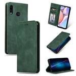 Custodia in pelle a vibrazione orizzontale magnetica per affari Retro Skin Feel, For Galaxy A10S, For Galaxy A20S