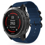 Per Jiamin Fenix5, cinturino in nylon a tre anelli da 22 mm