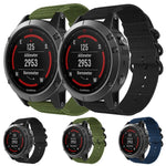 Per Jiamin Fenix5, cinturino in nylon a tre anelli da 22 mm