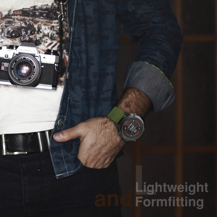 Per cinturino in nylon a tre anelli da 20 mm Garmin Fenix 5S