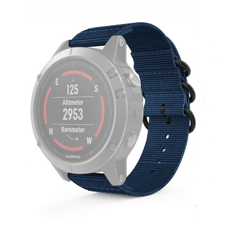 Per cinturino in nylon a tre anelli da 20 mm Garmin Fenix 5S