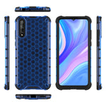 Per Huawei Enjoy10S Custodia antiurto a nido d'ape per PC + TPU