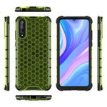 Per Huawei Enjoy10S Custodia antiurto a nido d'ape per PC + TPU