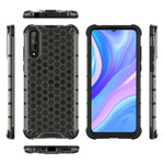 Per Huawei Enjoy10S Custodia antiurto a nido d'ape per PC + TPU