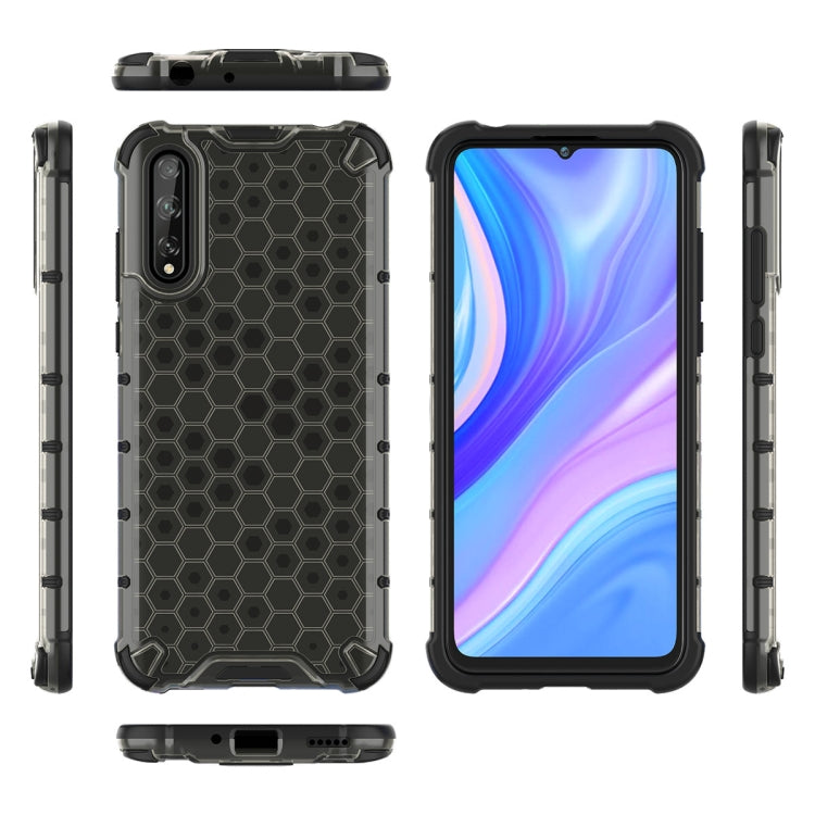 Per Huawei Enjoy10S Custodia antiurto a nido d'ape per PC + TPU