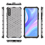 Per Huawei Enjoy10S Custodia antiurto a nido d'ape per PC + TPU