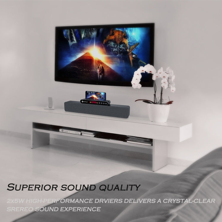 Newrixing NR5017 LED Altoparlante portatile Bluetooth Connessione TWS Altoparlante Sistema audio Altoparlante surround stereo da 10 W