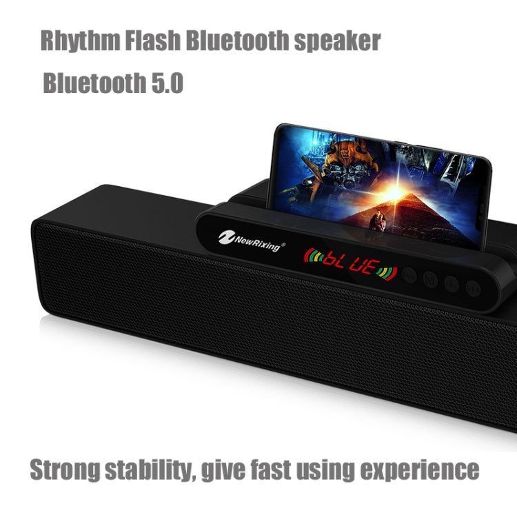 Newrixing NR5017 LED Altoparlante portatile Bluetooth Connessione TWS Altoparlante Sistema audio Altoparlante surround stereo da 10 W