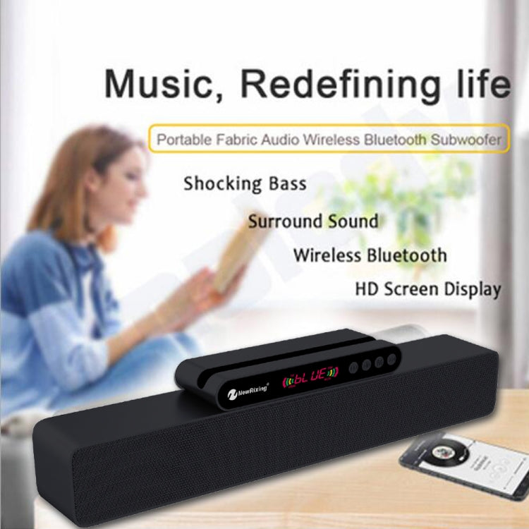 Newrixing NR5017 LED Altoparlante portatile Bluetooth Connessione TWS Altoparlante Sistema audio Altoparlante surround stereo da 10 W