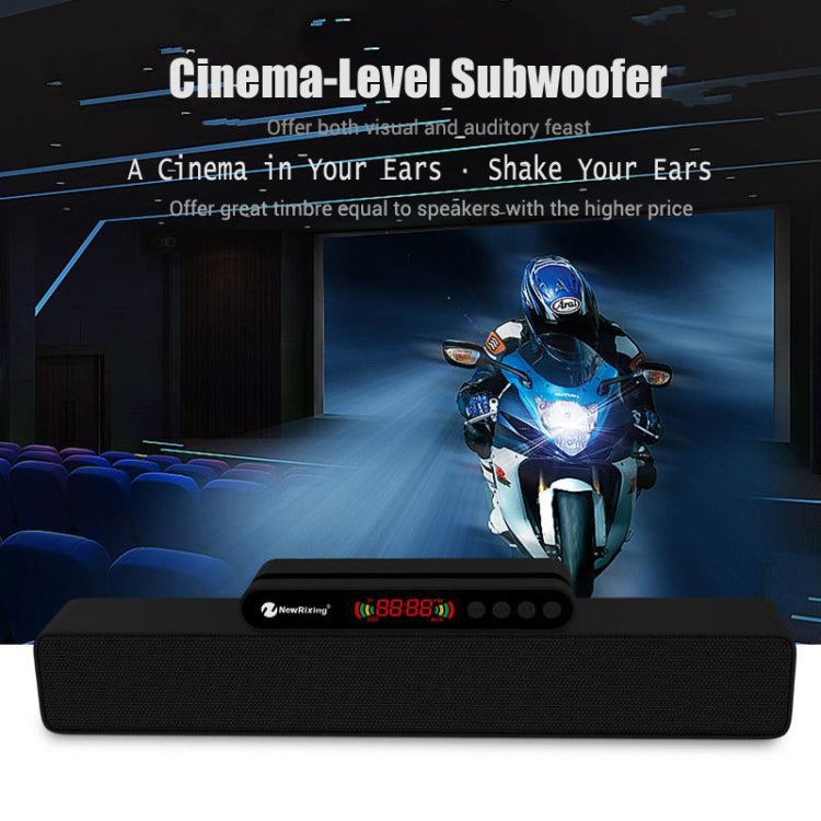 Newrixing NR5017 LED Altoparlante portatile Bluetooth Connessione TWS Altoparlante Sistema audio Altoparlante surround stereo da 10 W