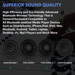 Newrixing NR5017 LED Altoparlante portatile Bluetooth Connessione TWS Altoparlante Sistema audio Altoparlante surround stereo da 10 W