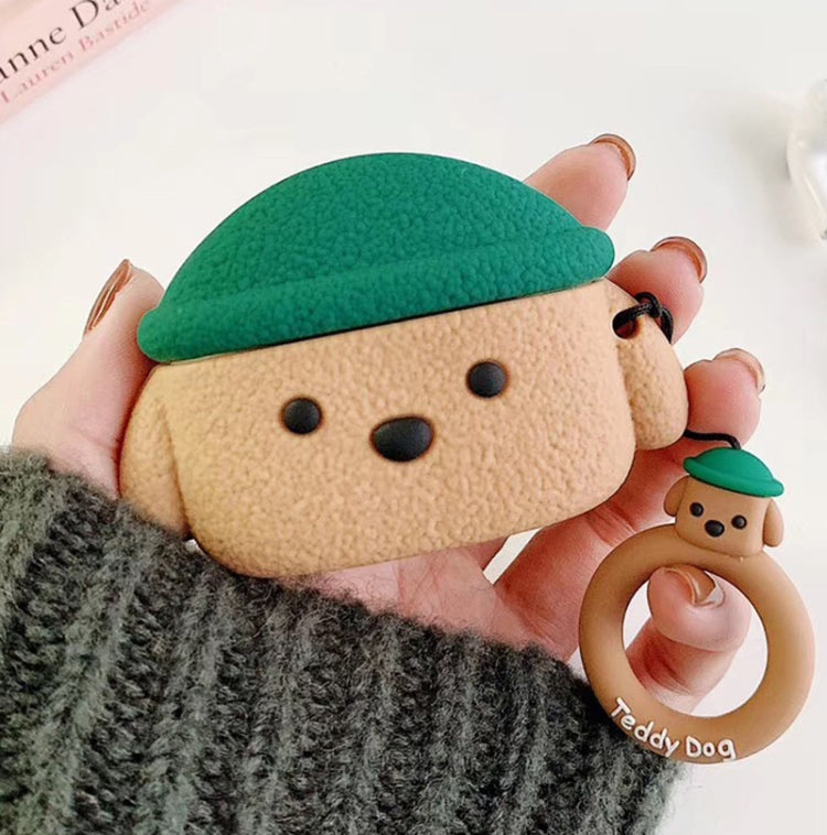 Custodia protettiva per cuffie Bluetooth Apple AirPods Pro Teddy Dog