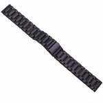 Applicabile a Ticwatch Generation / Moto 360 Second Generation 460 / Samsung Gear S3 / Huawei GT Universal 22mm Acciaio inossidabile Cinturino in metallo Fibbia a farfalla Tre perline, black, gold, rose gold, Silver