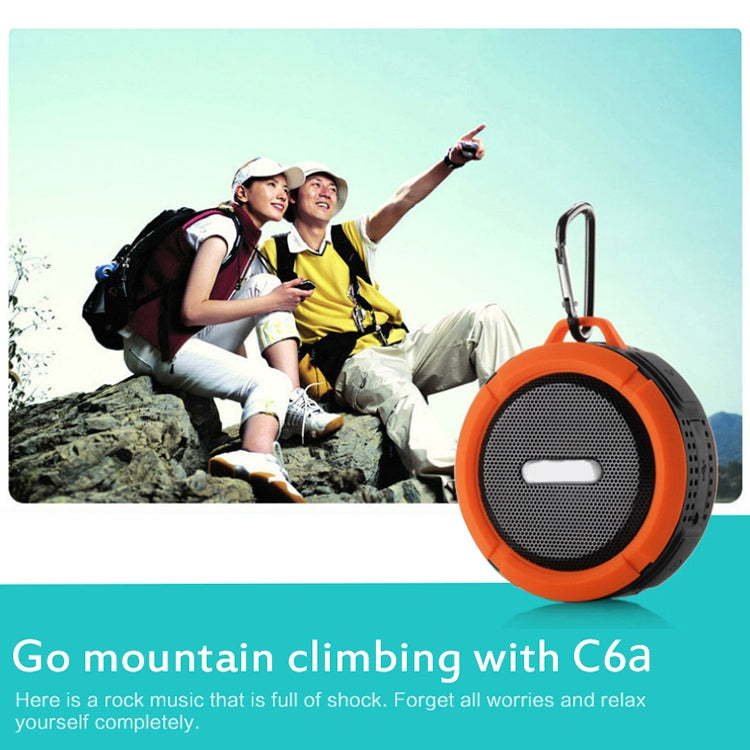 C6a Altoparlante a ventosa per altoparlante per auto Bluetooth wireless Chuck da esterno, supporto per scheda TF