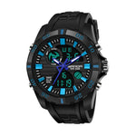 Orologio SANDA 791 Orologio da polso luminoso da uomo popolare con orologio elettronico multifunzionale sportivo di moda genuino