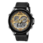 SANDA 793 Orologio da marea con quadrante grande Student Fashion Trend Orologio elettronico impermeabile a doppio bagliore multifunzione