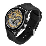 SANDA 793 Orologio da marea con quadrante grande Student Fashion Trend Orologio elettronico impermeabile a doppio bagliore multifunzione