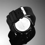 SANDA 793 Orologio da marea con quadrante grande Student Fashion Trend Orologio elettronico impermeabile a doppio bagliore multifunzione