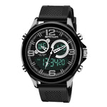 SANDA 793 Orologio da marea con quadrante grande Student Fashion Trend Orologio elettronico impermeabile a doppio bagliore multifunzione