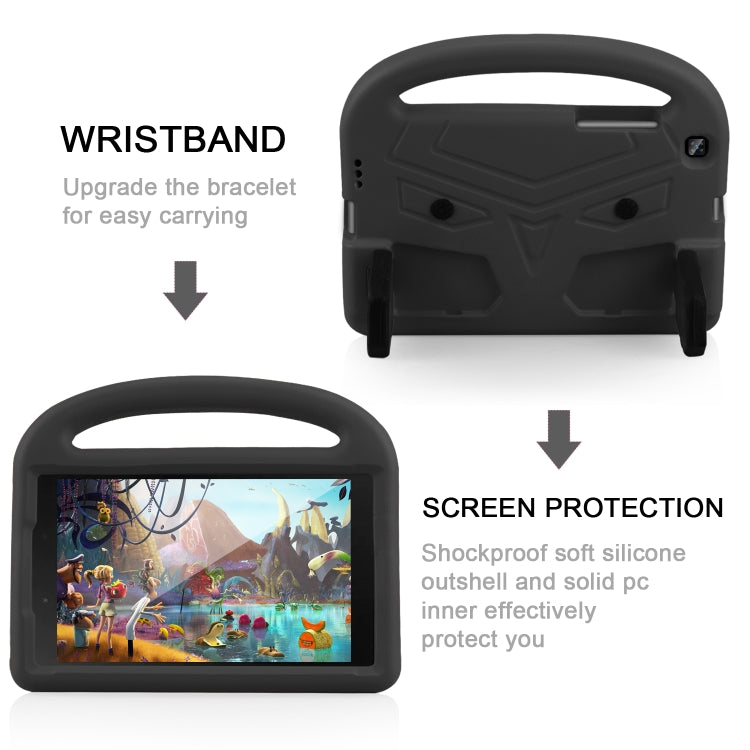 Per Galaxy Tab A 8.0 (2019) T290 / T295 Guscio protettivo piatto anticaduta stile Sparrow con staffa, For Galaxy Tab A 8.0 (2019)
