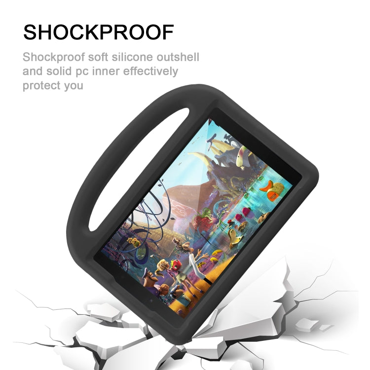 Per Galaxy Tab A 8.0 (2019) T290 / T295 Guscio protettivo piatto anticaduta stile Sparrow con staffa, For Galaxy Tab A 8.0 (2019)