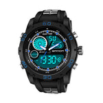 SANDA Nuovo orologio elettronico da uomo multifunzionale in plastica luminosa impermeabile per sport all'aria aperta