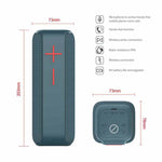 P15 10W Altoparlante portatile Bluetooth Altoparlante esterno Sistema audio Stereo, Supporto TF&FM