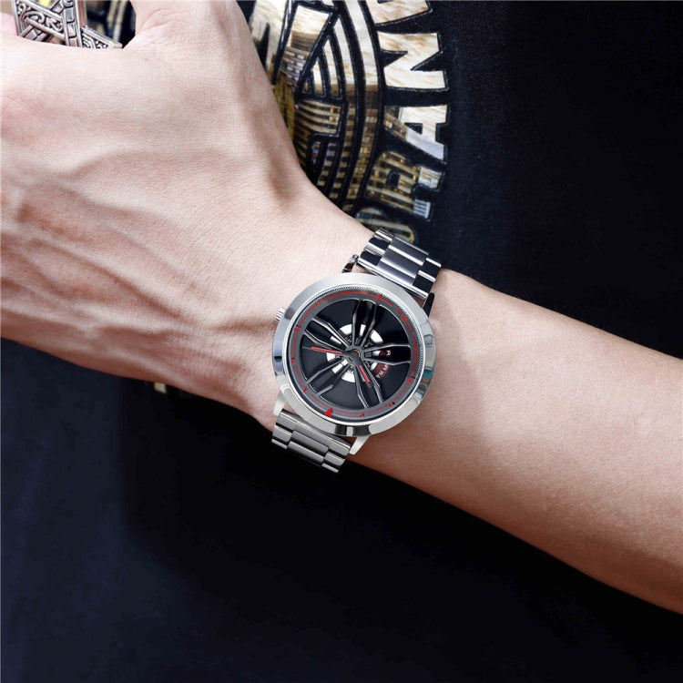 SANDA1009 Orologio Uomo Studente Casual Cinturino Acciaio Impermeabile Orologio Uomo