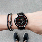 SANDA1009 Orologio Uomo Studente Casual Cinturino Acciaio Impermeabile Orologio Uomo