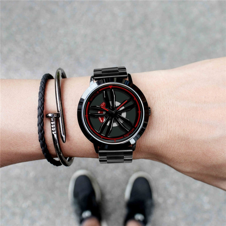 SANDA1009 Orologio Uomo Studente Casual Cinturino Acciaio Impermeabile Orologio Uomo
